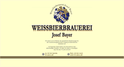Desktop Screenshot of bayer-weizen.de